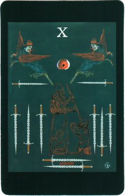 The Luciferian Tarot by М. W. Ford