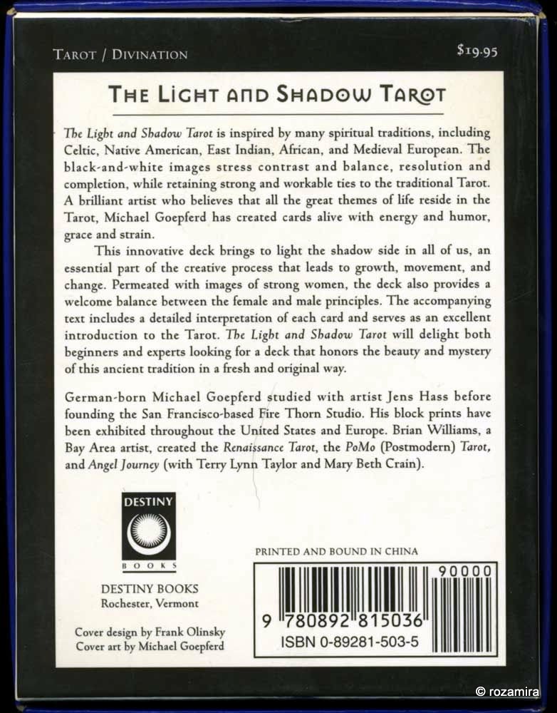 Light and Shadow Tarot (Contrast deck)