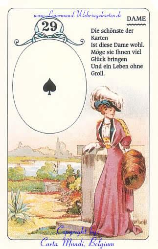 Carta Mundi Lenormand (с немецкими стихами)