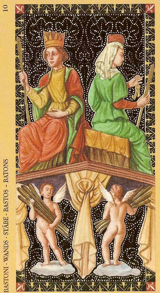 Golden Tarot Of Renaissance