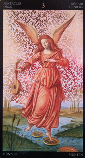 Golden Botticelli tarot