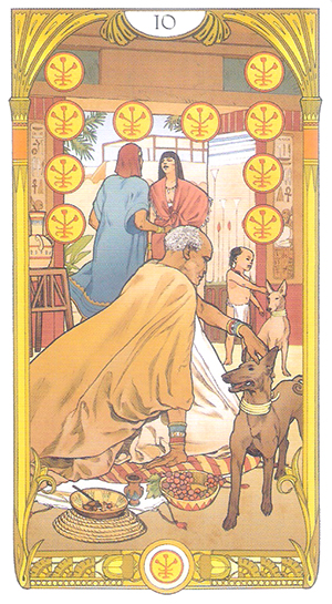 Egyptian Art Nouveau Tarot