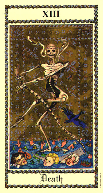 Medieval scapini tarot