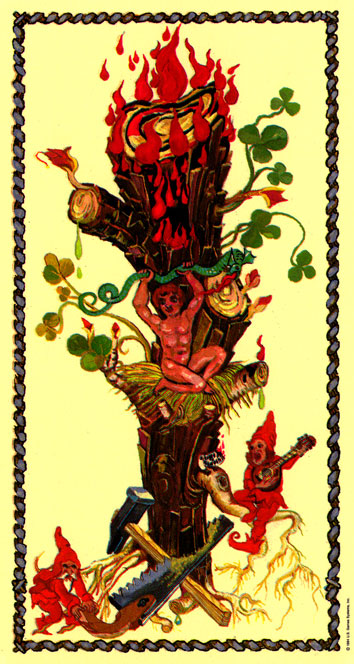 Medieval scapini tarot