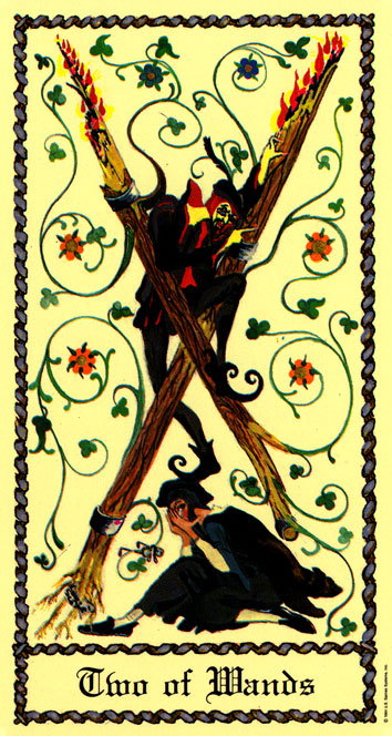 Medieval scapini tarot