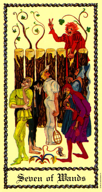 Medieval scapini tarot