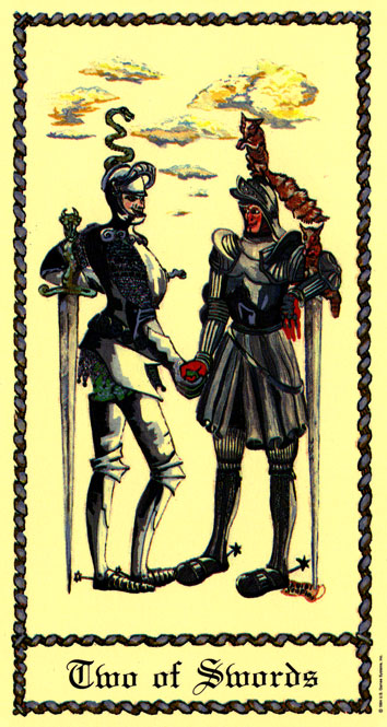 Medieval scapini tarot