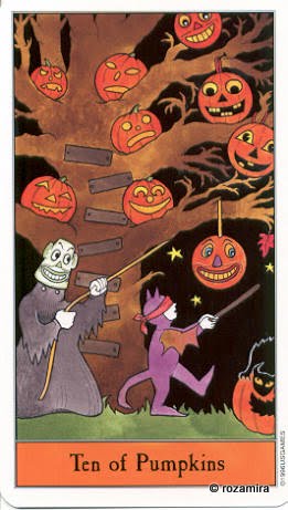 Halloween tarot