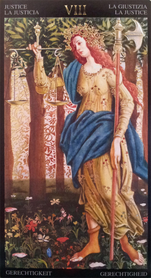 Golden Botticelli tarot