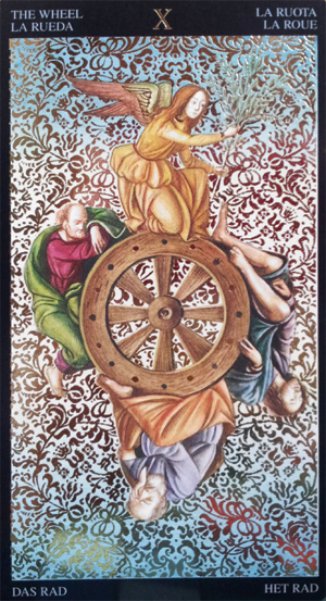 Golden Botticelli tarot