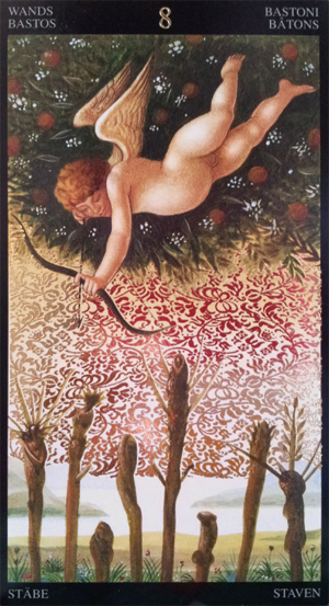 Golden Botticelli tarot