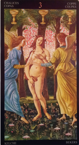 Golden Botticelli tarot