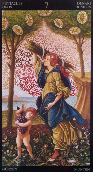 Golden Botticelli tarot