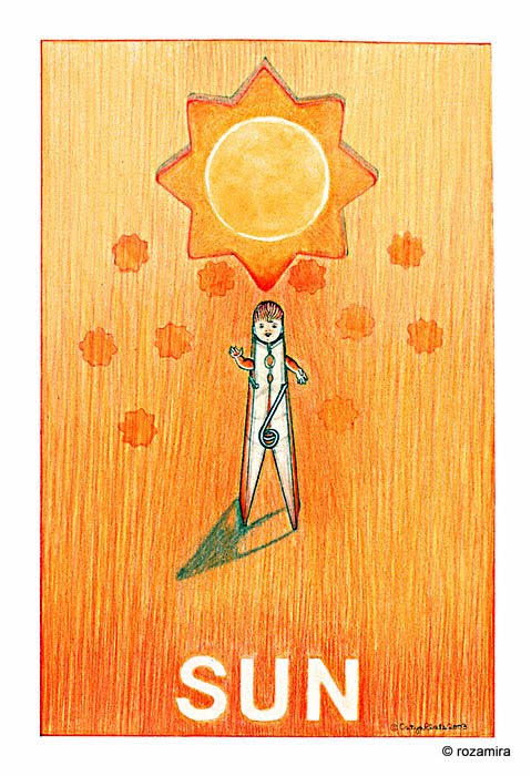 Clothespin Tarot