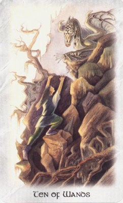 Celtic dragon tarot