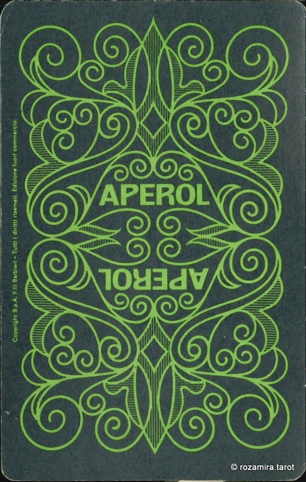 Aperol Tarot - Tarocchi Mazzo Egizio Barbieri