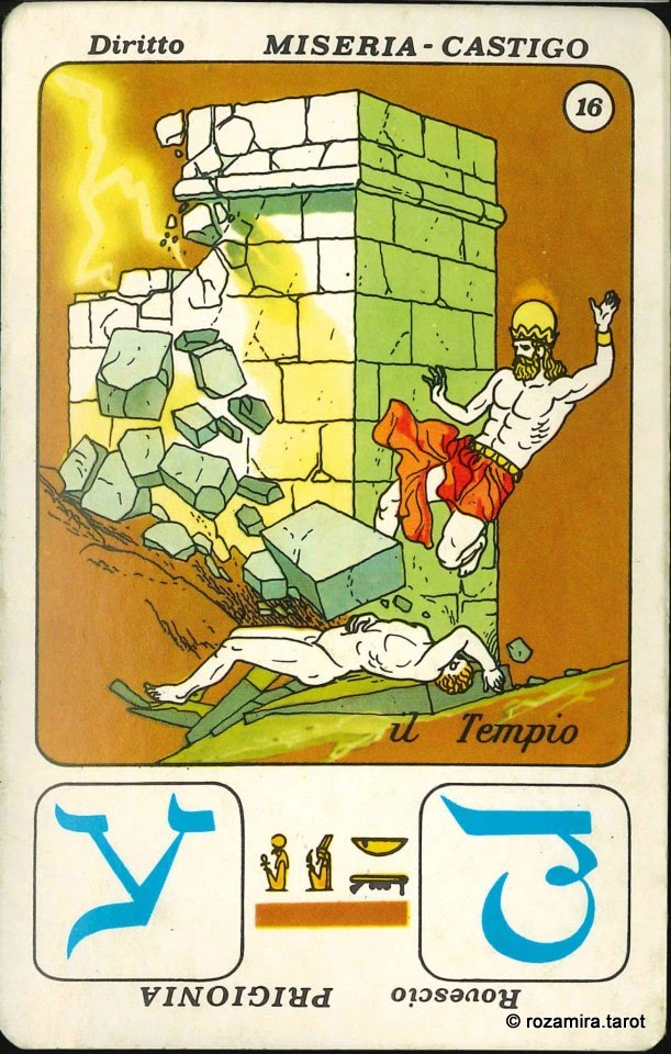 Aperol Tarot - Tarocchi Mazzo Egizio Barbieri