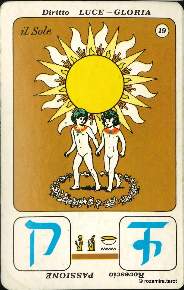 Aperol Tarot - Tarocchi Mazzo Egizio Barbieri