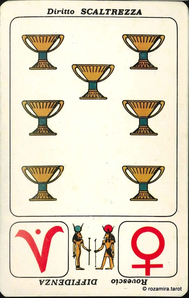 Aperol Tarot - Tarocchi Mazzo Egizio Barbieri