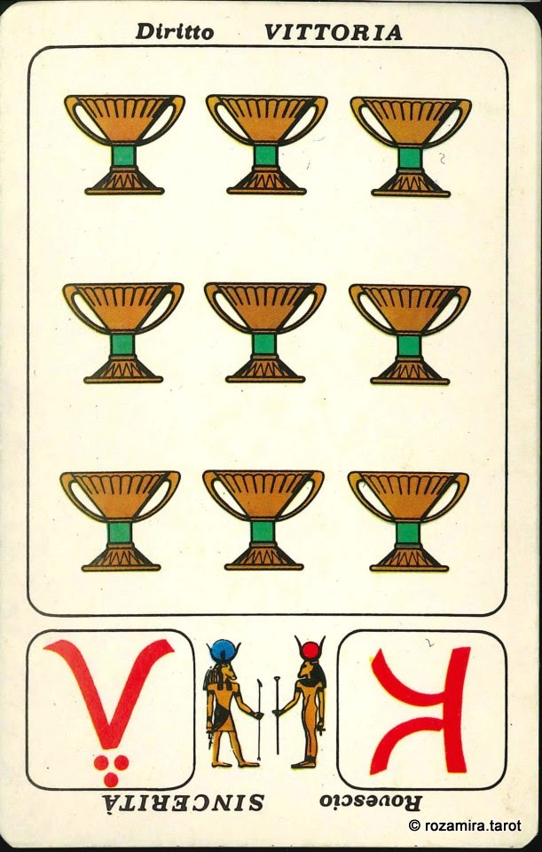 Aperol Tarot - Tarocchi Mazzo Egizio Barbieri