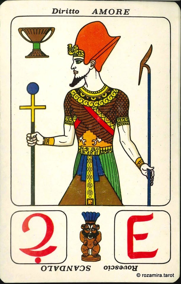 Aperol Tarot - Tarocchi Mazzo Egizio Barbieri