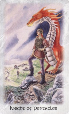 Celtic dragon tarot