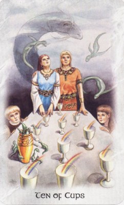 Celtic dragon tarot