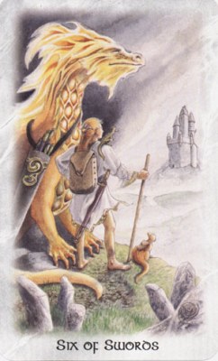 Celtic dragon tarot