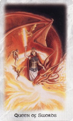 Celtic dragon tarot