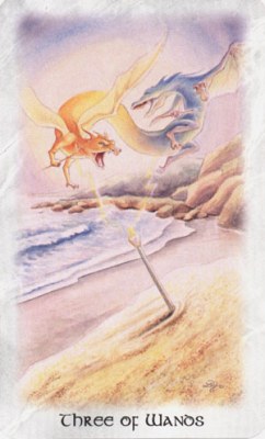 Celtic dragon tarot