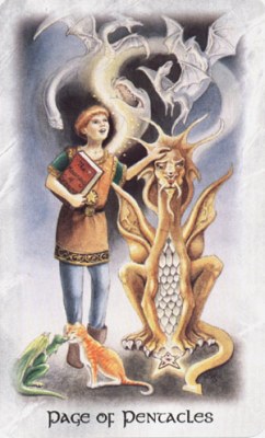 Celtic dragon tarot