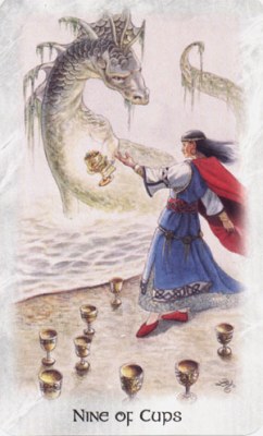 Celtic dragon tarot