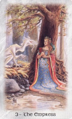 Celtic dragon tarot