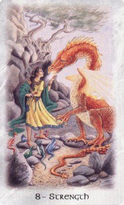 Celtic dragon tarot