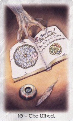 Celtic dragon tarot