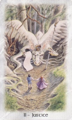 Celtic dragon tarot