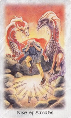 Celtic dragon tarot