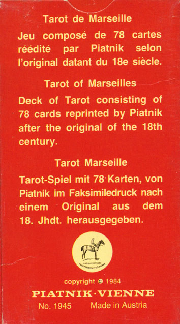 Tarot de Marseille (Piatnik)