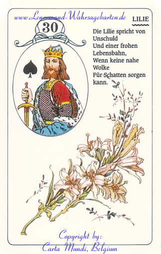 Carta Mundi Lenormand (с немецкими стихами)