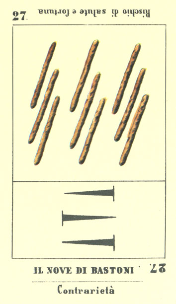 Cartomanzia Italiana. Con Tarocchi del 19 Sec