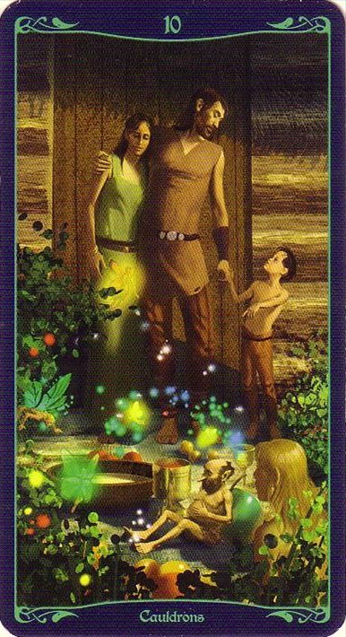 Tarot of the Celtic Fairies - таро роща фей