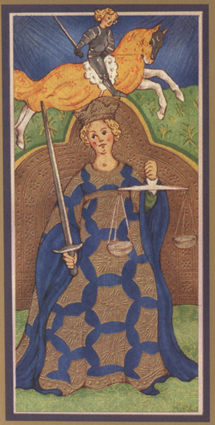 Golden Tarot. The Visconti-Sforza Deck