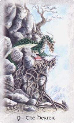 Celtic dragon tarot