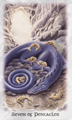 Celtic dragon tarot