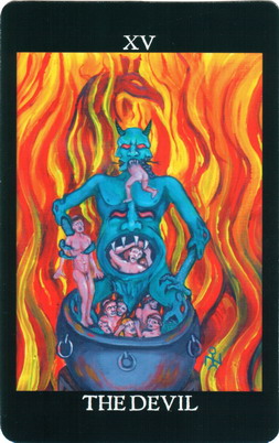 The Luciferian Tarot by М. W. Ford