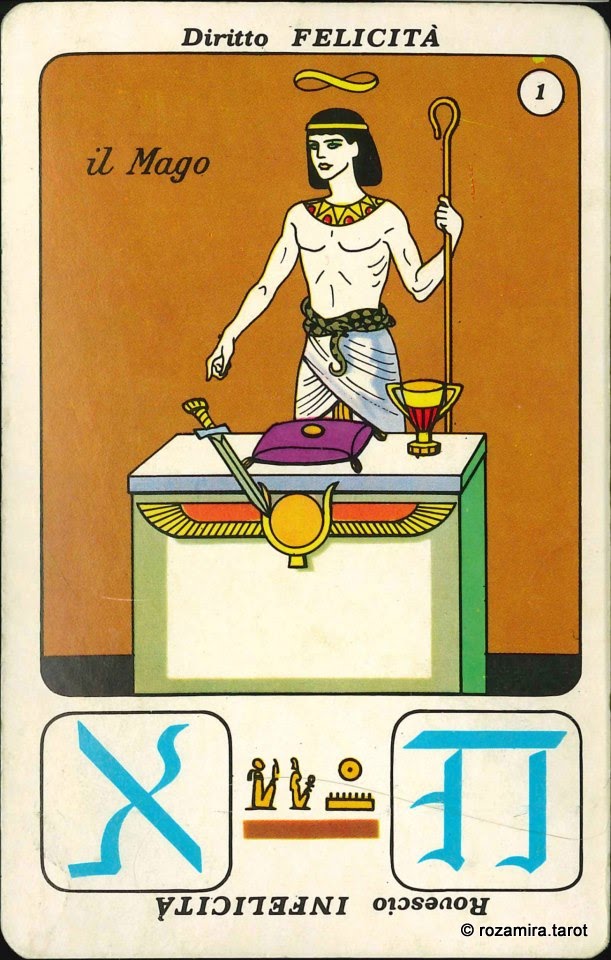 Aperol Tarot - Tarocchi Mazzo Egizio Barbieri