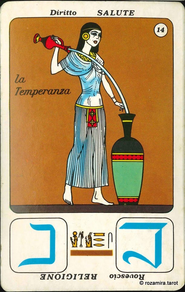 Aperol Tarot - Tarocchi Mazzo Egizio Barbieri