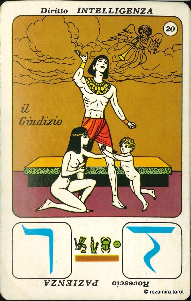 Aperol Tarot - Tarocchi Mazzo Egizio Barbieri