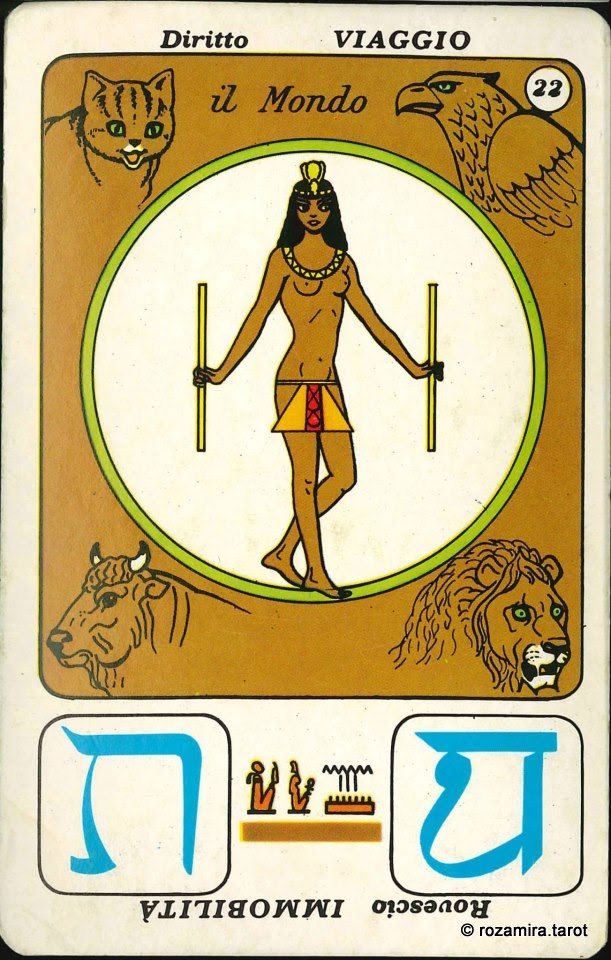 Aperol Tarot - Tarocchi Mazzo Egizio Barbieri