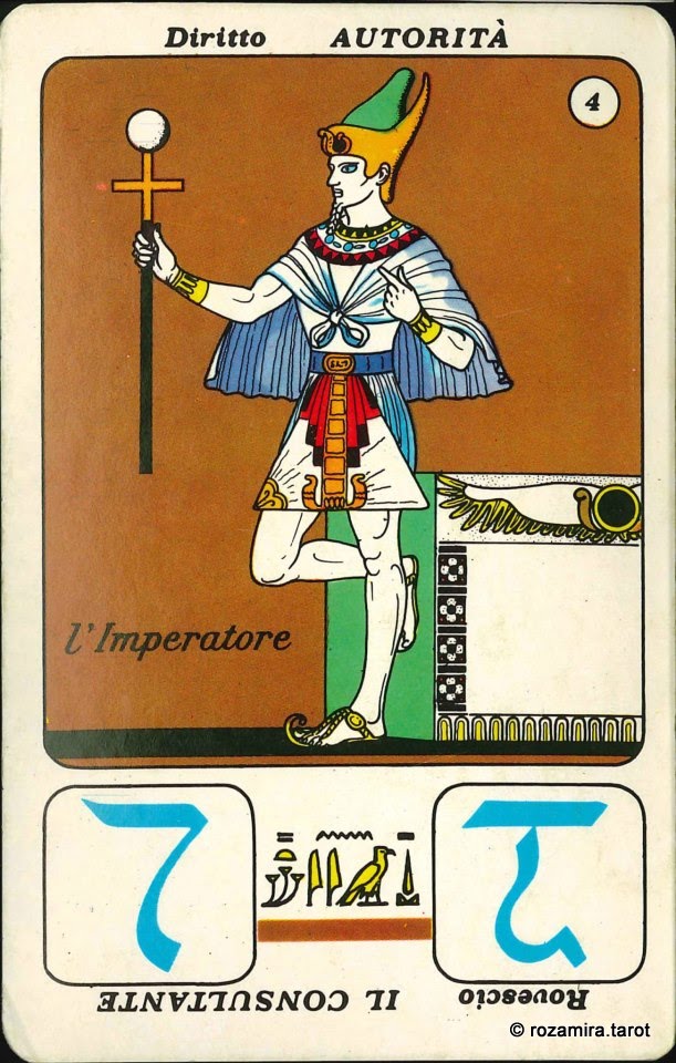 Aperol Tarot - Tarocchi Mazzo Egizio Barbieri